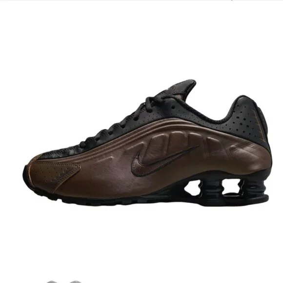 Nike Shox R4 Ironstone Off Noir AR3565-007 Women's Size 8 NEW - Picture 3 of 8